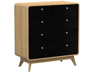 RealRooms Leva Scandinavian 4 Drawer Dresser 2 RealRooms Leva Scandinavian 4 Drawer Dresser - Image 2