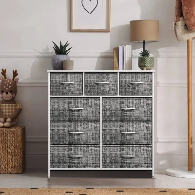 Sorbus Drawer Dresser For Bedroom Home And Office Gray 4 Sorbus Drawer Dresser For Bedroom Home And Office Gray - Image 4