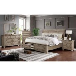 2pc Earl Nightstand And Dresser Set Gray - HOMES: Inside + Out -DreamNest Store GUEST 2548ba9a 84f3 47bc a305 cd4dc7345e56
