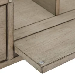 Brunswick Vanity Set With Flip Mirror And Power Strip Gray/Black - Inspire Q -DreamNest Store GUEST 26602c8b 0383 44c3 a080 428468db1a3e