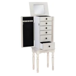 Obrecht Jewelry Armoire Off White - Powell Company -DreamNest Store GUEST 26aa19b3 ea5e 47c1 aad4 9c0dc9362c09