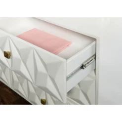 6 Drawer Geo Textured Dresser - Linon -DreamNest Store GUEST 27d74b6e fdb2 441d 8700 b35b8f31728b
