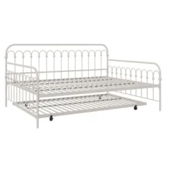 Twin Bright Pop Metal Daybed With Roll Out Trundle - Novogratz 21 Twin Bright Pop Metal Daybed With Roll Out Trundle - Novogratz -DreamNest Store GUEST 282693f1 5633 4c6a a77d 5c364446769f