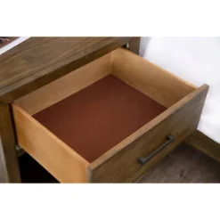 6pc Aurora Mid-Century Brown Bedroom Set With Upholstered Bed - Abbyson Living -DreamNest Store GUEST 2843dff5 6d94 496d 9e7c 5a1e2feb87f2