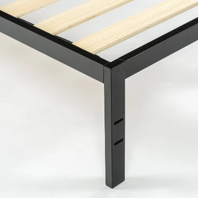 14" Narrow Twin Mia Platform Bed Frame Black - Zinus 1 14" Narrow Twin Mia Platform Bed Frame Black - Zinus