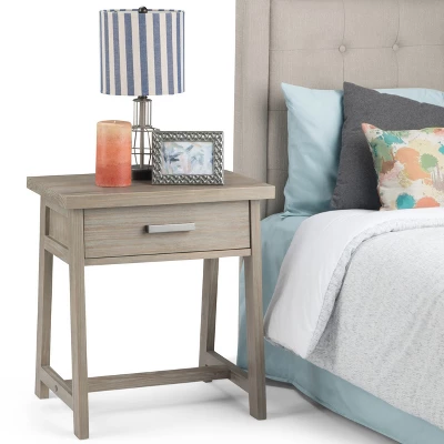 24" Hawkins Solid Wood Nightstand - Wyndenhall 2 24" Hawkins Solid Wood Nightstand - Wyndenhall - Image 2