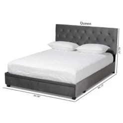 Caronia Velvet Upholstered 2 Drawer Platform Storage Bed - Baxton Studio 20 Caronia Velvet Upholstered 2 Drawer Platform Storage Bed - Baxton Studio -DreamNest Store GUEST 2943b29e 8bc6 4a0e bc93 4fa9fd716760