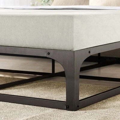 12" Metal Hinged Corner Platform Bed Frame - Mellow 2 12" Metal Hinged Corner Platform Bed Frame - Mellow - Image 2