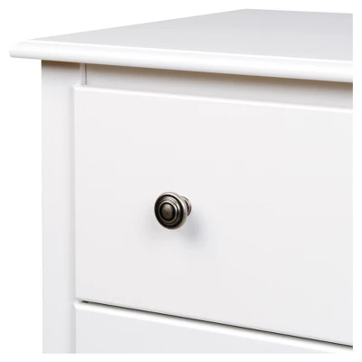 Monterey 3 Drawer Nightstand - White - Prepac 1 Monterey 3 Drawer Nightstand - White - Prepac