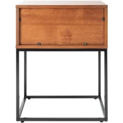 Marquise 1 Drawer Nighstand - Brown - Safavieh -DreamNest Store GUEST 2aec3ff8 73d7 42c8 b1b9 d98f44ba7596