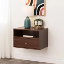 Floating 1 Drawer Nightstand With Open Shelf - Prepac -DreamNest Store GUEST 2c5e8e4e 5510 4b3b b940 1115565f498d