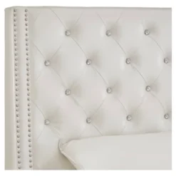 Rosalyn Crystal Tufted Wingback Headboard - Inspire Q®