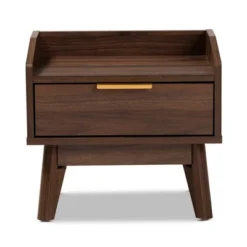 Lena Walnut Finished Wood Nightstand Brown - Baxton Studio -DreamNest Store GUEST 2d2de6c7 de3f 4713 9813 1b46122a9487