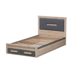 Twin Pandora Modern And Contemporary Two Tone 2 Drawer Size Storage Platform Bed Dark Gray/Natural - Baxton Studio 13 Twin Pandora Modern And Contemporary Two Tone 2 Drawer Size Storage Platform Bed Dark Gray/Natural - Baxton Studio -DreamNest Store GUEST 2d81e58e 75e0 4a86 b68b a72128d06958