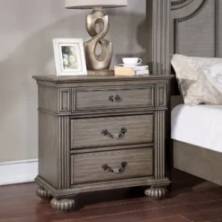 5pc Pennings Traditional Bedroom Set Gray - HOMES: Inside + Out -DreamNest Store GUEST 2db4d0b4 8ead 44a8 9445 491af31c6494 1