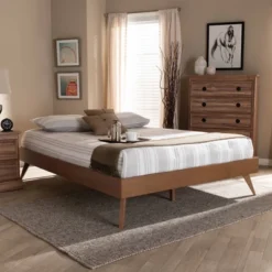 Lissette Wood Platform Bed Frame - Baxton Studio -DreamNest Store GUEST 2de9e62c 5133 4afb 9488 0b19310e1c69