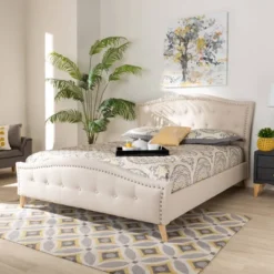 Felisa And Platform Bed - Baxton Studio -DreamNest Store GUEST 2e5a5ce8 9cef 434f 9d00 501901e0f41c