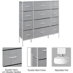 Sorbus Drawer Dresser For Bedroom Clothes Storage White -DreamNest Store GUEST 2e67ac76 3d03 47b6 a4cc fd1faad6f67e