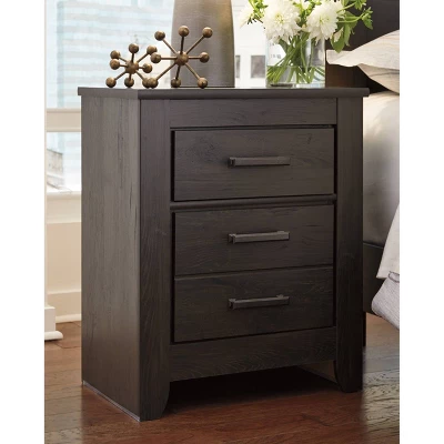 Brinxton Nightstand - Black - Signature Design By Ashley 1 Brinxton Nightstand - Black - Signature Design By Ashley