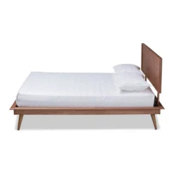 King Karine Finished Wood Platform Bed Brown - Baxton Studio -DreamNest Store GUEST 31a54779 82c4 4908 bbee 87a672c81c6c