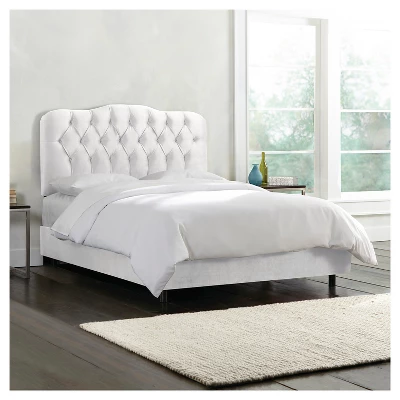 Seville Velvet Upholstered Bed - Skyline Furniture 1 Seville Velvet Upholstered Bed - Skyline Furniture
