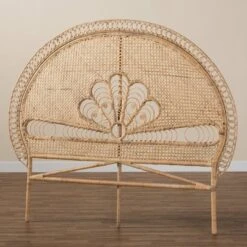 Queen Size Marlette Rattan Standalone Headboard Natural Brown - Baxton Studio -DreamNest Store GUEST 31e158e4 8b31 416e a337 52534879cc79