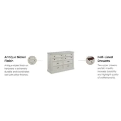 Seaside Lodge Dresser Off White - Homestyles -DreamNest Store GUEST 3213cd29 e70c 4d44 a2ae e0c4738b2495