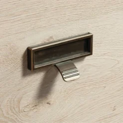 Trestle 1 Drawer Night Stand Chalked Chestnut - Sauder -DreamNest Store GUEST 32501260 d75d 4fc8 ac34 e93b5fb04442