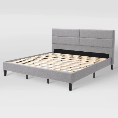 King Bellevue Upholstered Panel Bed - CorLiving 2 King Bellevue Upholstered Panel Bed - CorLiving - Image 2