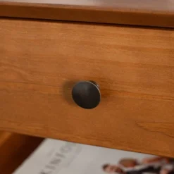 Greenberg 1 Drawer Mid-Century Modern Solid Wood Nightstand - Saracina Home -DreamNest Store GUEST 32d65046 0b5a 4b0e 8442 377c764fbe19