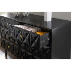 6 Drawer Geo Textured Dresser - Linon -DreamNest Store GUEST 32e30cf9 d259 48be a610 412f3ca9eb16