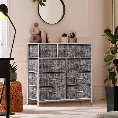 Sorbus Drawer Dresser For Bedroom Home And Office Gray 3 Sorbus Drawer Dresser For Bedroom Home And Office Gray - Image 3