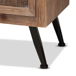 Calida Wood And Rattan 3 Drawer Storage Cabinet Brown - Baxton Studio 12 Calida Wood And Rattan 3 Drawer Storage Cabinet Brown - Baxton Studio -DreamNest Store GUEST 33389360 20f4 497a 9dfe 9c7dd4f225e5