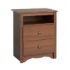 Prepac Open Shelf Nightstand Cherry - Monterey