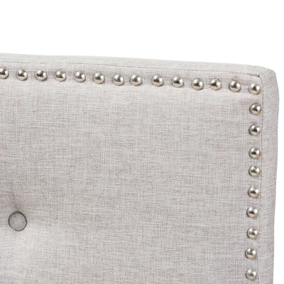 Windsor Modern And Contemporary Fabric Upholstered Headboard Beige - Baxton Studio 2 Windsor Modern And Contemporary Fabric Upholstered Headboard Beige - Baxton Studio - Image 2