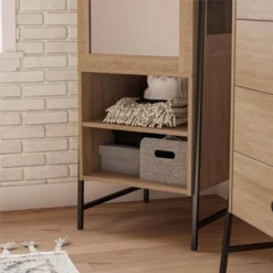 Bushwick Wardrobe Natural - Novogratz -DreamNest Store GUEST 33bf504e f48e 48ef a45c 15e723b7d5f6