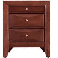 Passion Furniture Marilla 3-Drawer Nightstand (28 In. H X 17 In. W X 23 In. D) -DreamNest Store GUEST 33fc0d56 780b 43ea a3a8 4e8c1092f70f