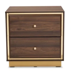 Cormac Wood And Metal 2 Drawer Nightstand - Baxton Studio 11 Cormac Wood And Metal 2 Drawer Nightstand - Baxton Studio -DreamNest Store GUEST 3529b2b0 b9fd 407a 9dbb c3f24f4eafa0