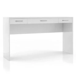 2pc Grayde 3 Drawer Vanity Table And Mirror Set With Led Trim And USB Ports - Luminous White - MiBasics -DreamNest Store GUEST 36564353 77fd 42c6 b7b2 827b77ead9d8