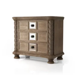 3pc Lellen Bedroom Set With 2 Nightstands Beige/Rustic Natural Tone - HOMES: Inside + Out 18 3pc Lellen Bedroom Set With 2 Nightstands Beige/Rustic Natural Tone - HOMES: Inside + Out -DreamNest Store GUEST 369622c1 5379 4c22 9506 9055f937eeec