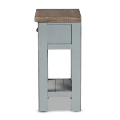 Hastin Two-Tone Wood 1 Drawer Nightstand Brown/Gray - Baxton Studio 12 Hastin Two-Tone Wood 1 Drawer Nightstand Brown/Gray - Baxton Studio -DreamNest Store GUEST 375791b6 5283 459d 86b8 cd12865dc03e