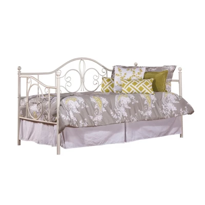Twin Ruby Daybed With Suspension Deck Textured White - Hillsdale Furniture 3 Twin Ruby Daybed With Suspension Deck Textured White - Hillsdale Furniture - Image 3