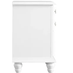 Passion Furniture Summit 5-Drawer White Nightstand (27 In. H X 16 In. W X 24 In. D) 9 Passion Furniture Summit 5-Drawer White Nightstand (27 In. H X 16 In. W X 24 In. D) -DreamNest Store GUEST 37ddbdb7 69e5 4f1c 956f 90bb7a2bc7b5