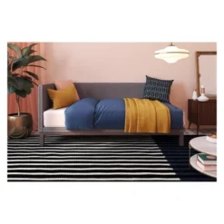 DHP Twin Mid Century Modern Upholstered Daybed Gray - Dorel Home Products 17 DHP Twin Mid Century Modern Upholstered Daybed Gray - Dorel Home Products -DreamNest Store GUEST 381550ef a159 4374 b733 32ff2b50d3d3