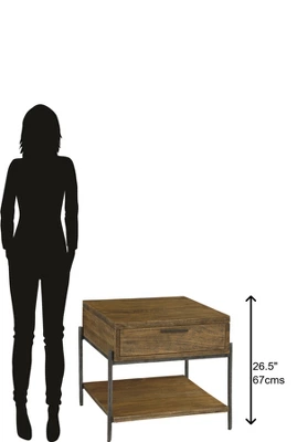 Hekman 23703 Hekman End Table With Drawer 2-3703 Bedford 1 Hekman 23703 Hekman End Table With Drawer 2-3703 Bedford