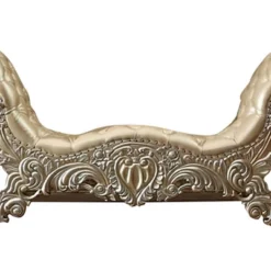 75" Vatican PU Bench Light Gold/Champagne Silver Finish - Acme Furniture -DreamNest Store GUEST 3916f74c ba6e 425d 9dde 4961be0dd206