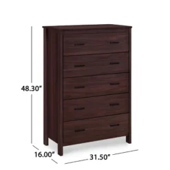 3pc Olimont Contemporary Dresser And Nightstand Set Walnut - Christopher Knight Home -DreamNest Store GUEST 392bb0e2 f376 4f7d 84e7 d77248dead3a