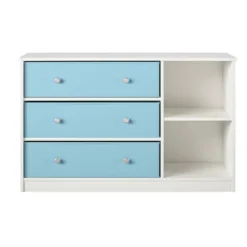 Elannie Avenue Wide Dresser With 3 Fabric Bins - Room & Joy -DreamNest Store GUEST 393b9671 9f44 49ea a69e 0fb32a508673