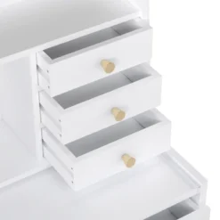 Vanity Makeup Table With Mirror, Storage Dresser With 7 Drawers-ModernLuxe -DreamNest Store GUEST 39ba096d 6e83 4a1f 955a fd14cf529763