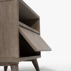 ELuxury Chevron Wood Nightstand With Drawer -DreamNest Store GUEST 39f63c7a 134c 4200 adc2 d10c104e257d